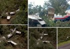 LEM: Família sobrevive após avião cair em aeródromo de ex-piloto Nelson Piquet