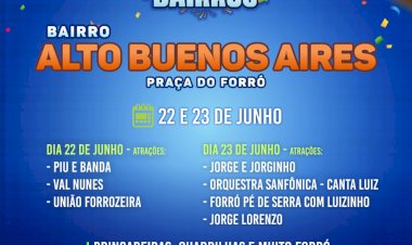 Chegou a vez do Alto Buenos Aires no Forró dos Bairros em Caetité
