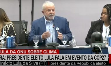 “Vai cair a bolsa, vai subir o dólar, paciência”, diz Lula na COP27