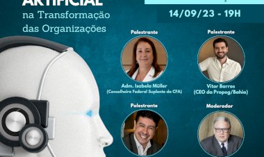 “A inteligência artificial na transformação das organizações” será tema de Roda de Conversa