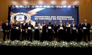 Polícia Civil forma 712 novos delegados, escrivães e investigadores