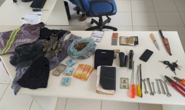PM de Caetité prende acusado de arrombamentos e furtos