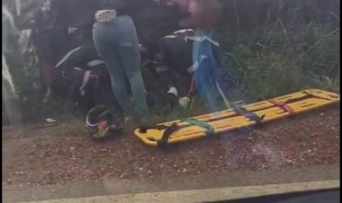 Caetité: Saveiro invade a contramão e colide frontalmente com motocicleta