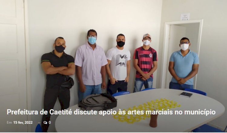 Prefeitura de Caetité discute apoio às artes marciais no município