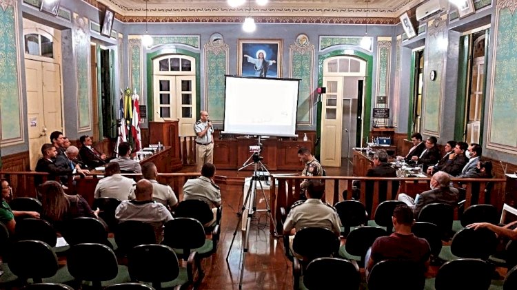 Polícia Militar debate ações da Segurança Pública em Sessão da Câmara de Vereadores de Caetité