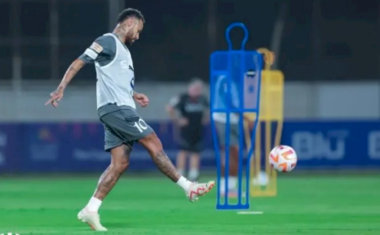Neymar treina e aumenta chance de estrear pelo Al Hilal nesta sexta-feira