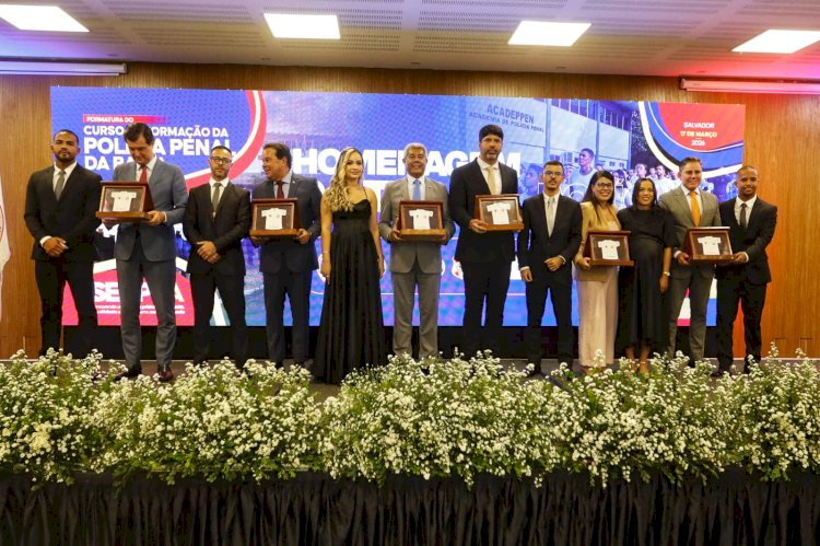 Formatura de policiais penais marca novo ciclo no sistema prisional baiano