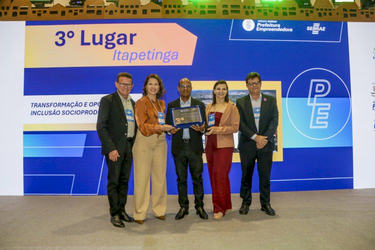Três municípios do sudoeste baiano conquistam primeiro lugar em categorias do Prêmio Sebrae Prefeitura Empreendedora